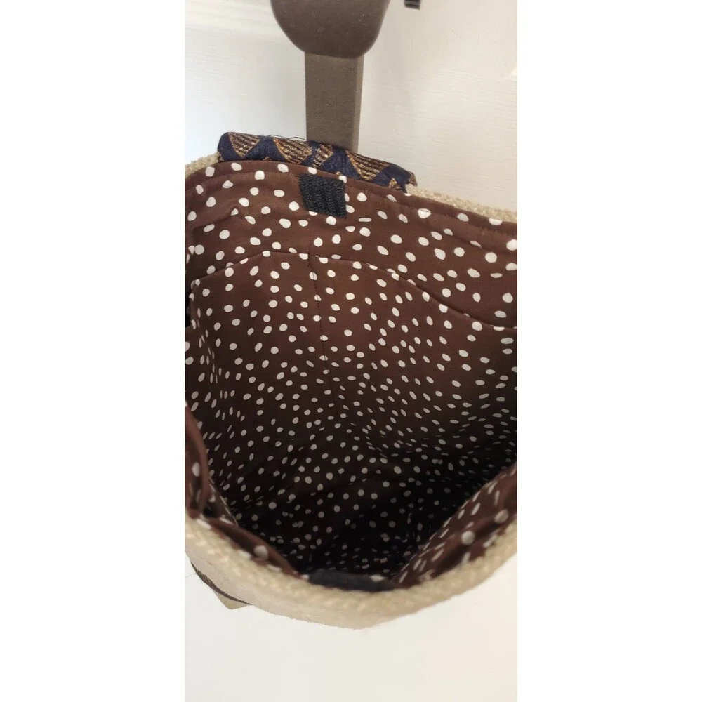 Handmade Upcycled Silk Tie Women's Shoulderbag Tote